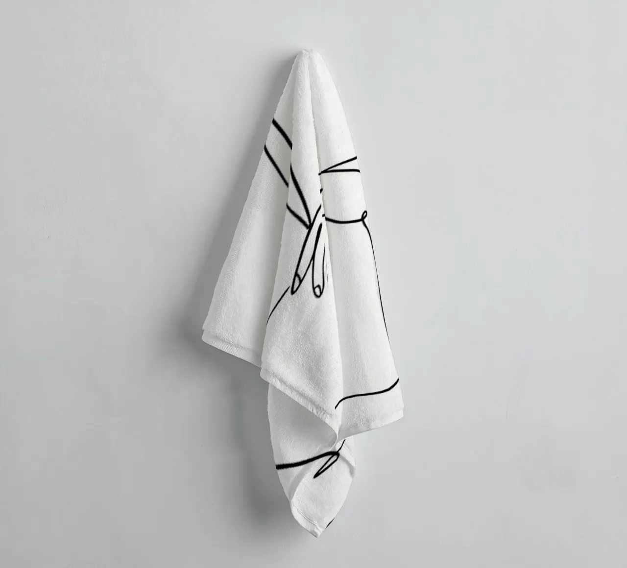 Read towel by Aiden Garcia