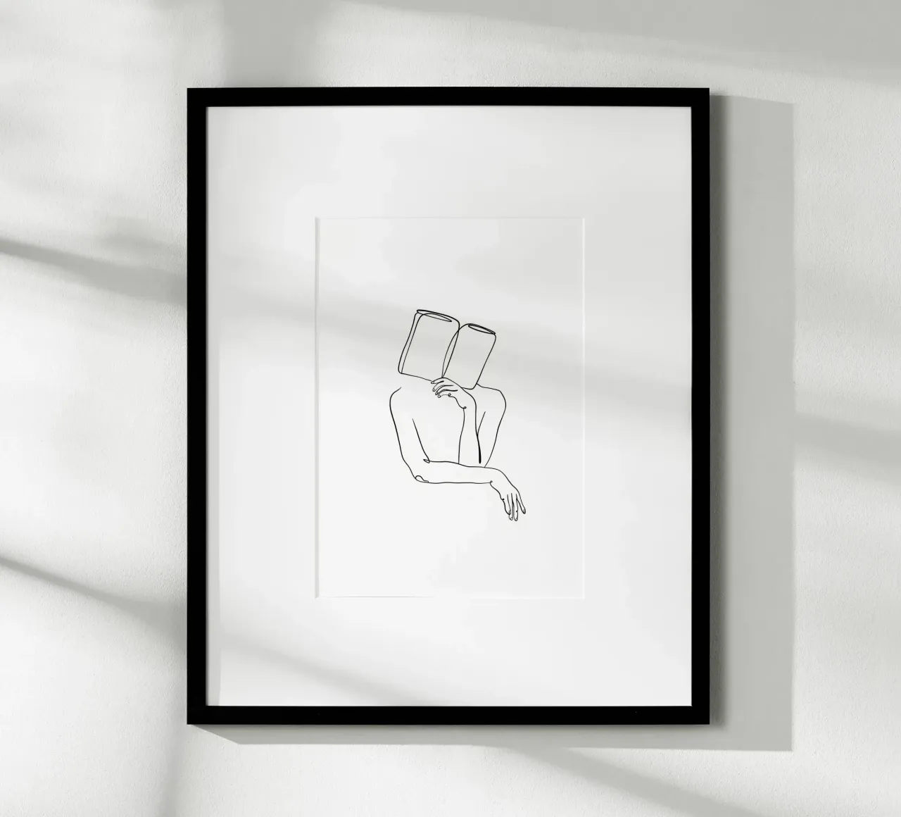 Leggi poster con telaio in legno da Aiden Garcia
