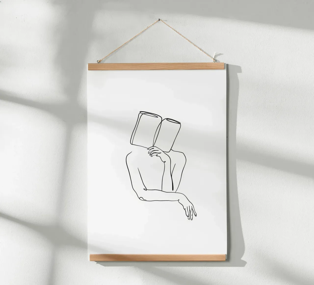 Leggi poster con telaio in legno da Aiden Garcia