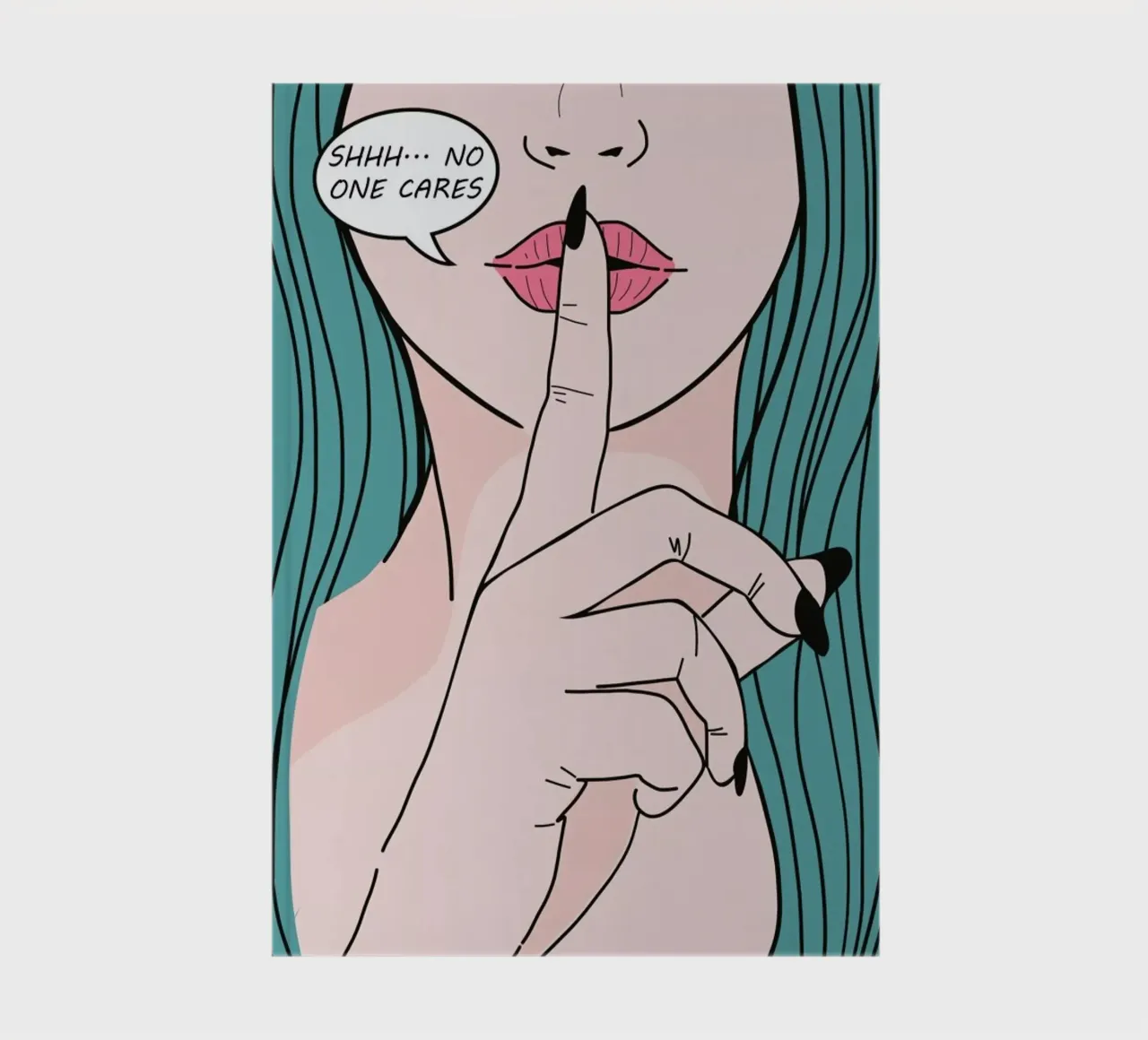She Says notebook by cafelab