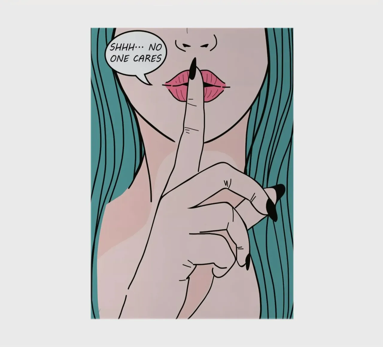 She Says notebook by cafelab