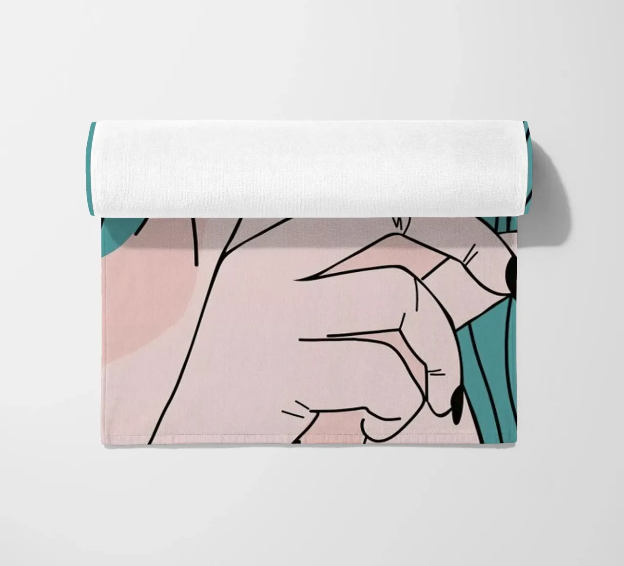 She Says beach towel by cafelab