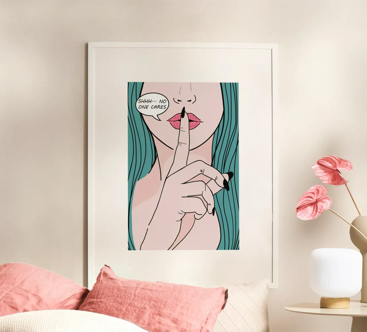 She Says poster by cafelab
