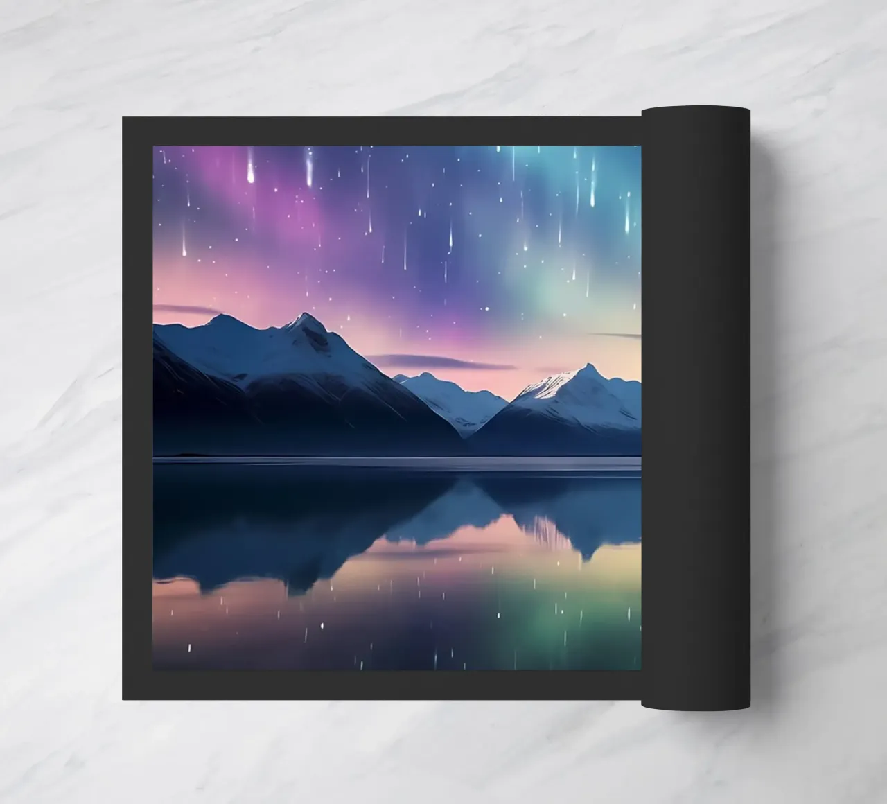 L'Aurora Boreale sulle montagne zerbino da Matthew Katz