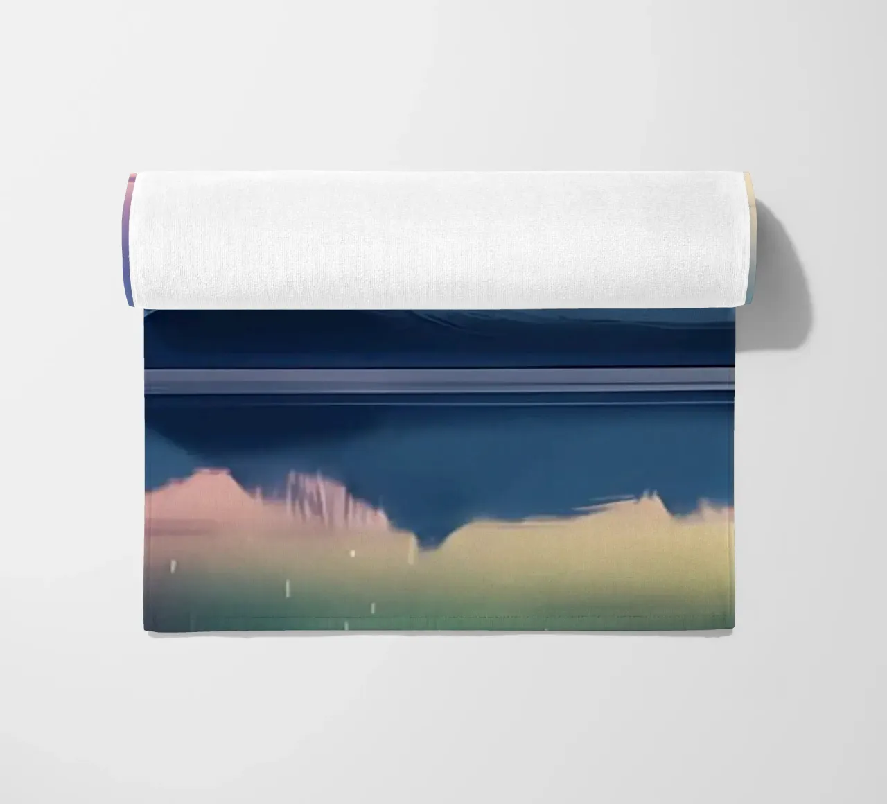 L'Aurora Boreale sulle montagne telo mare da Matthew Katz