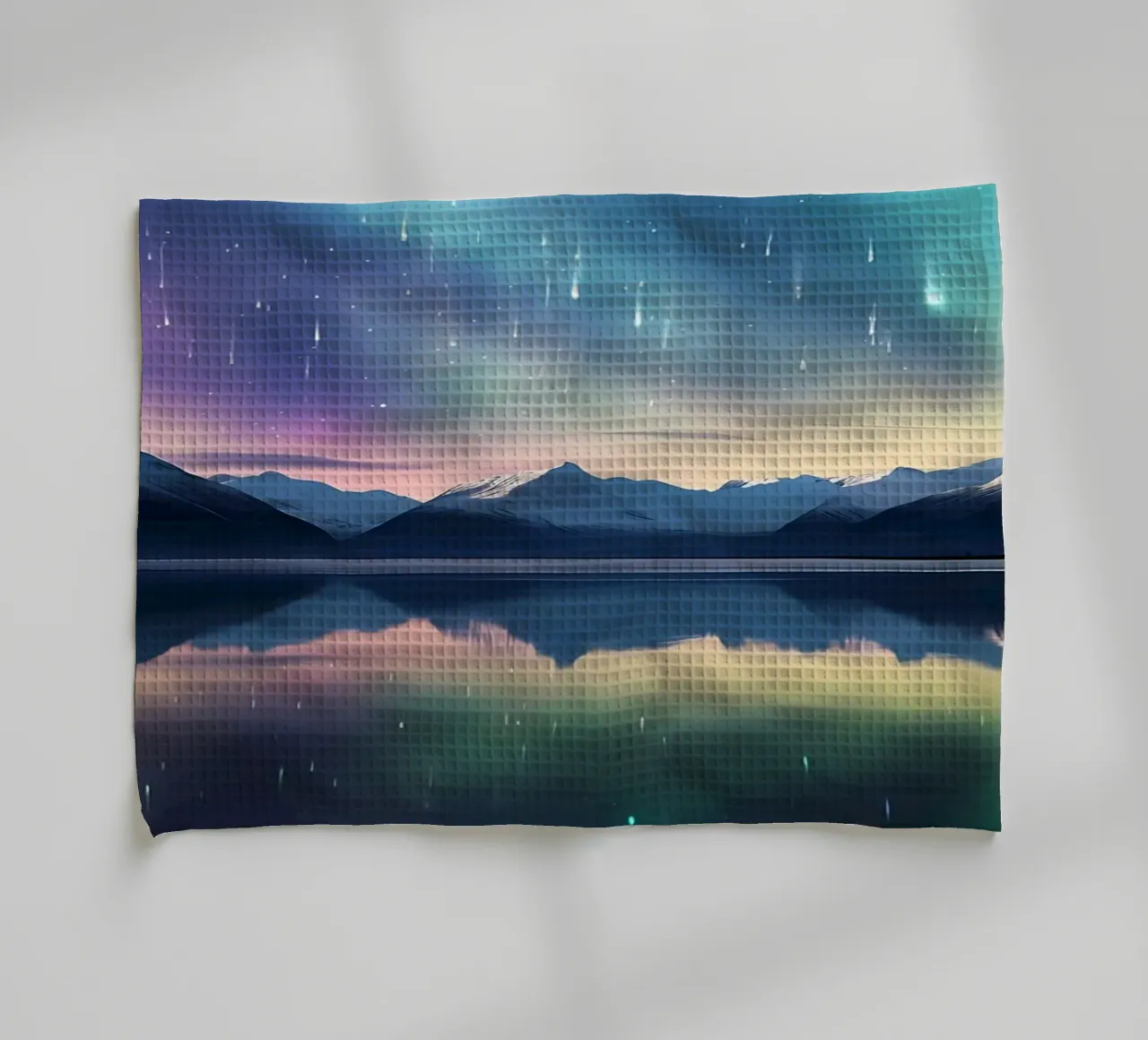 L'Aurora Boreale sulle montagne canovaccio da cucina da Matthew Katz