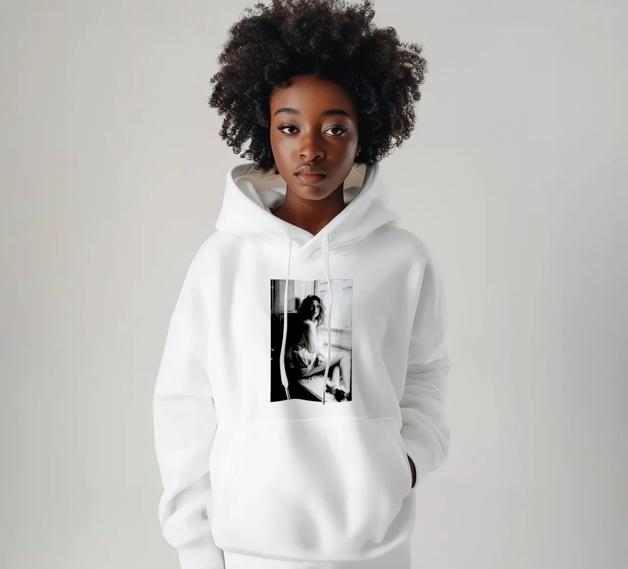 Watching from the Window Hoodie von Runway Collective