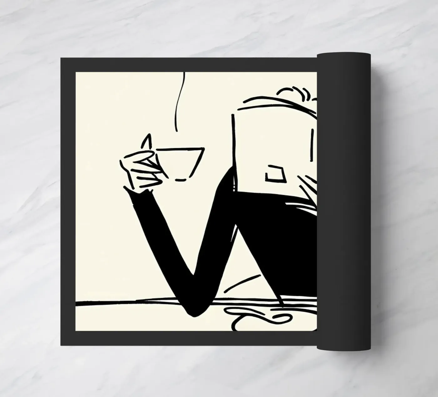 Breakfast doormat by Aiden Garcia