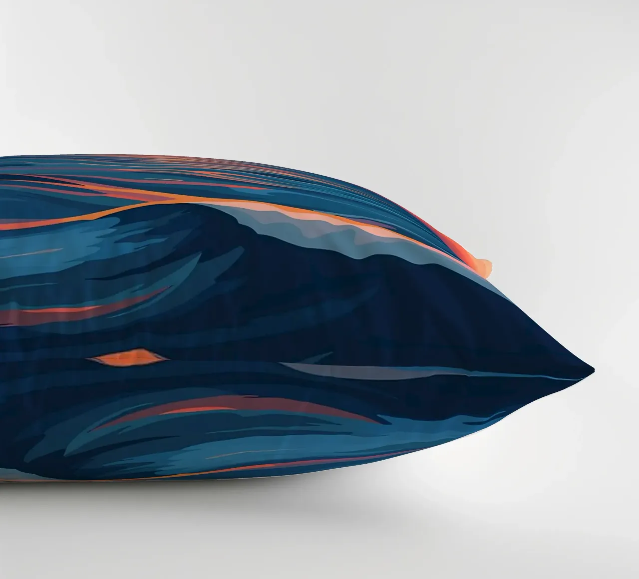 Sunset over the Ocean decorative cushion by Bartosz Powalka