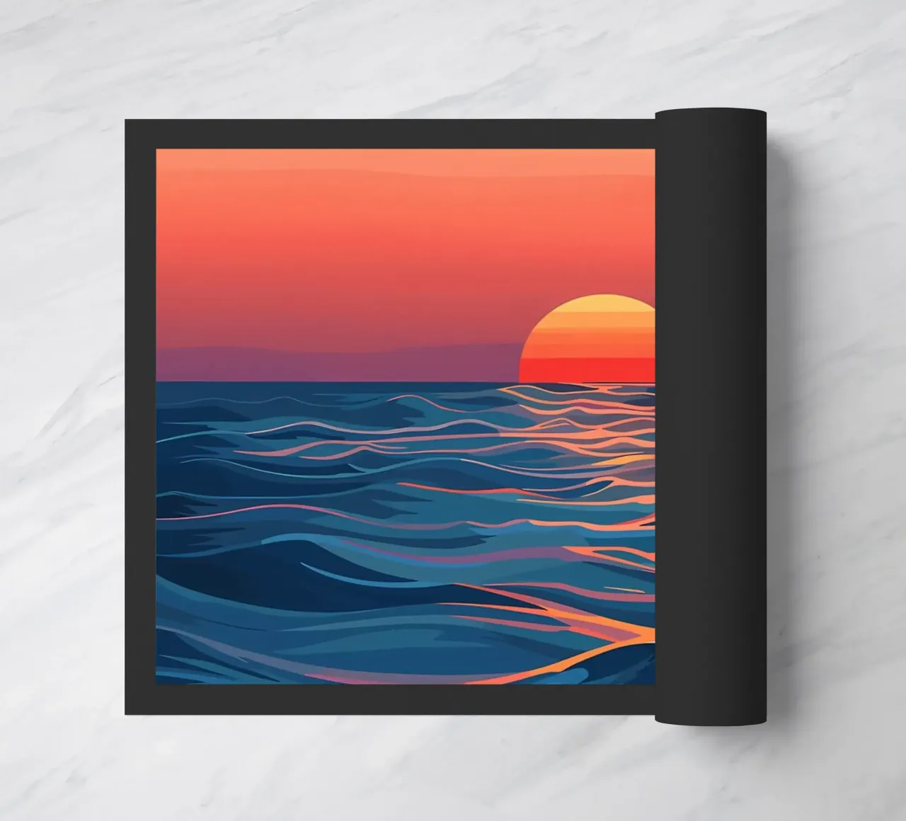 Tramonto sull'oceano zerbino da Bartosz Powalka