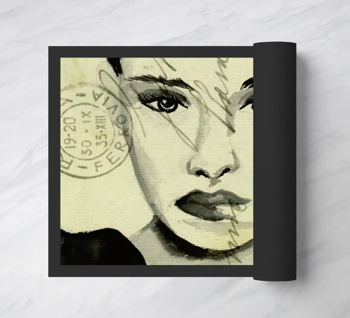 Thinking Fußmatte von Nathys_illustration