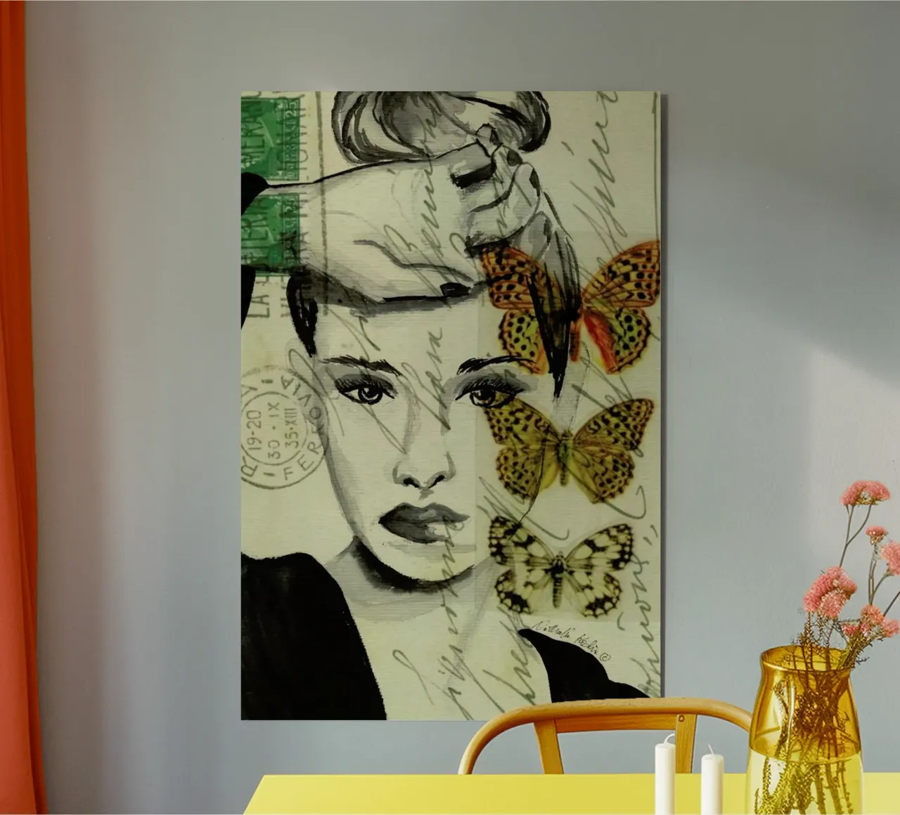 Thinking alluminio dibond da Nathys_illustration