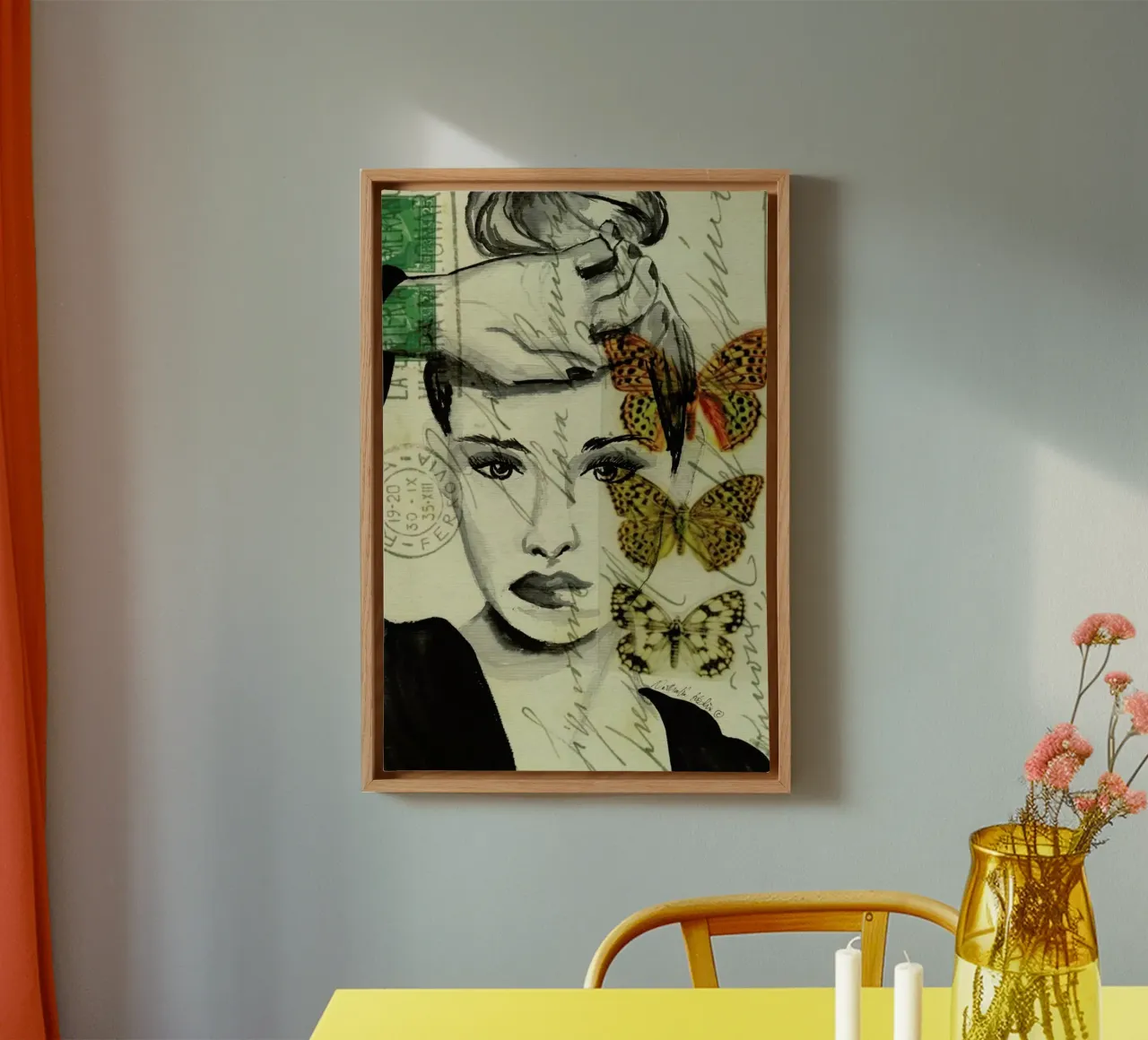 Thinking tela da Nathys_illustration