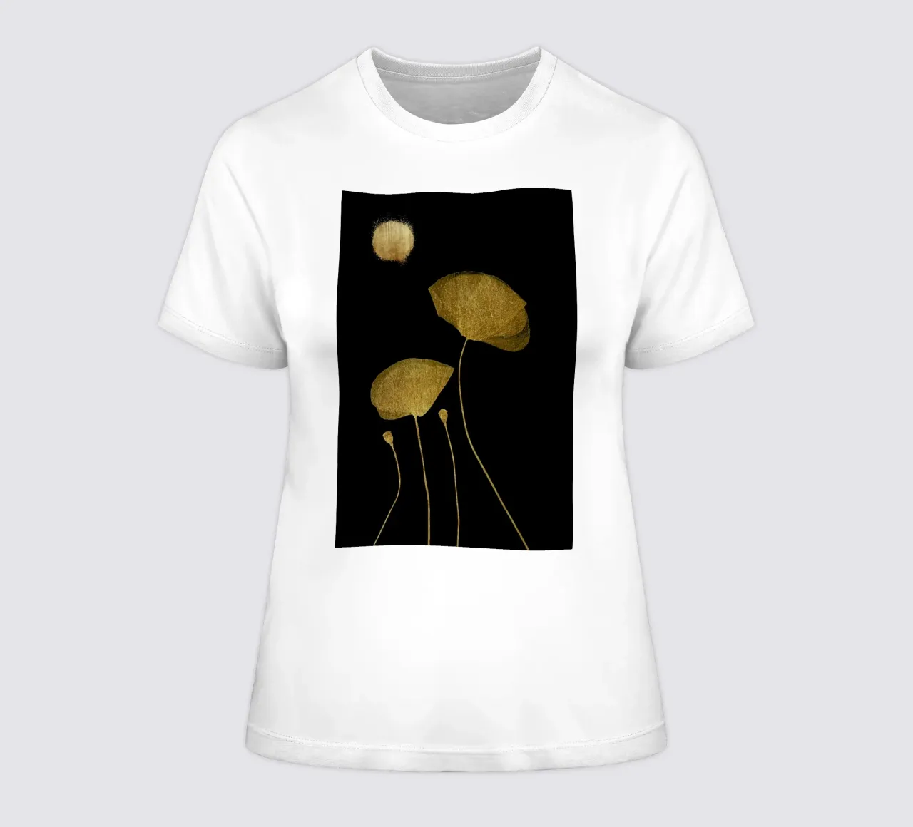 Moonshine Dancers women's fitted t-shirt by Kubistika