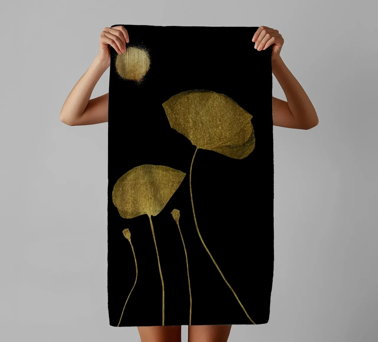 Moonshine Dancers towel by Kubistika