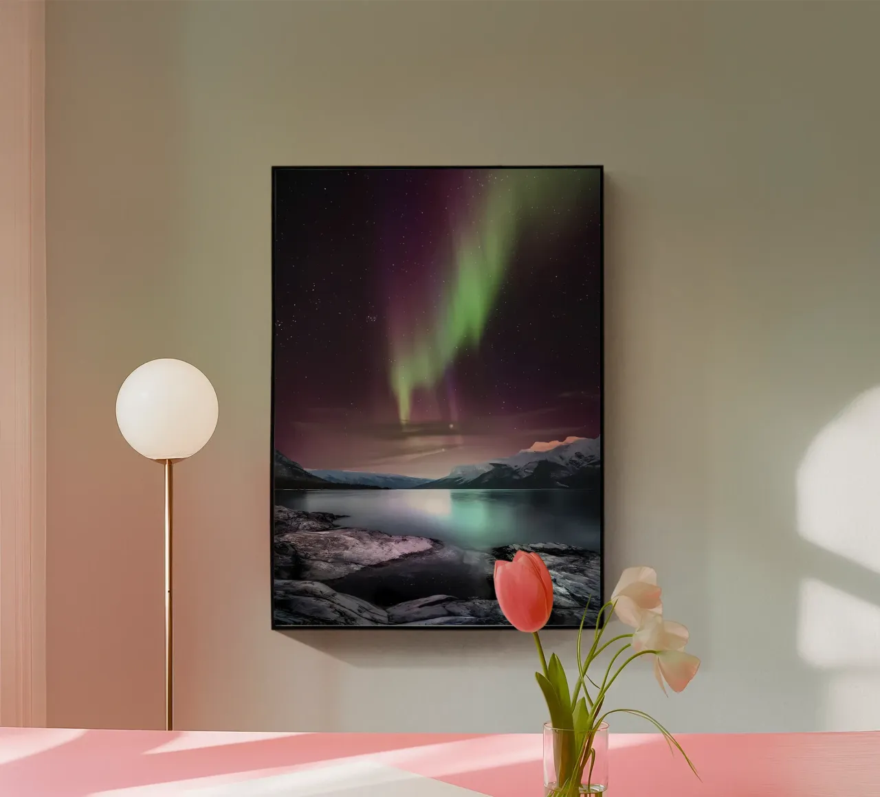 Aurora e il lago plexiglass da Matthew Katz