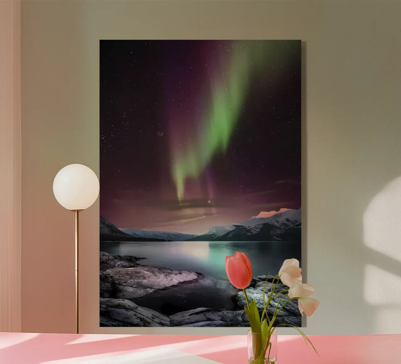 Aurora e il lago plexiglass da Matthew Katz