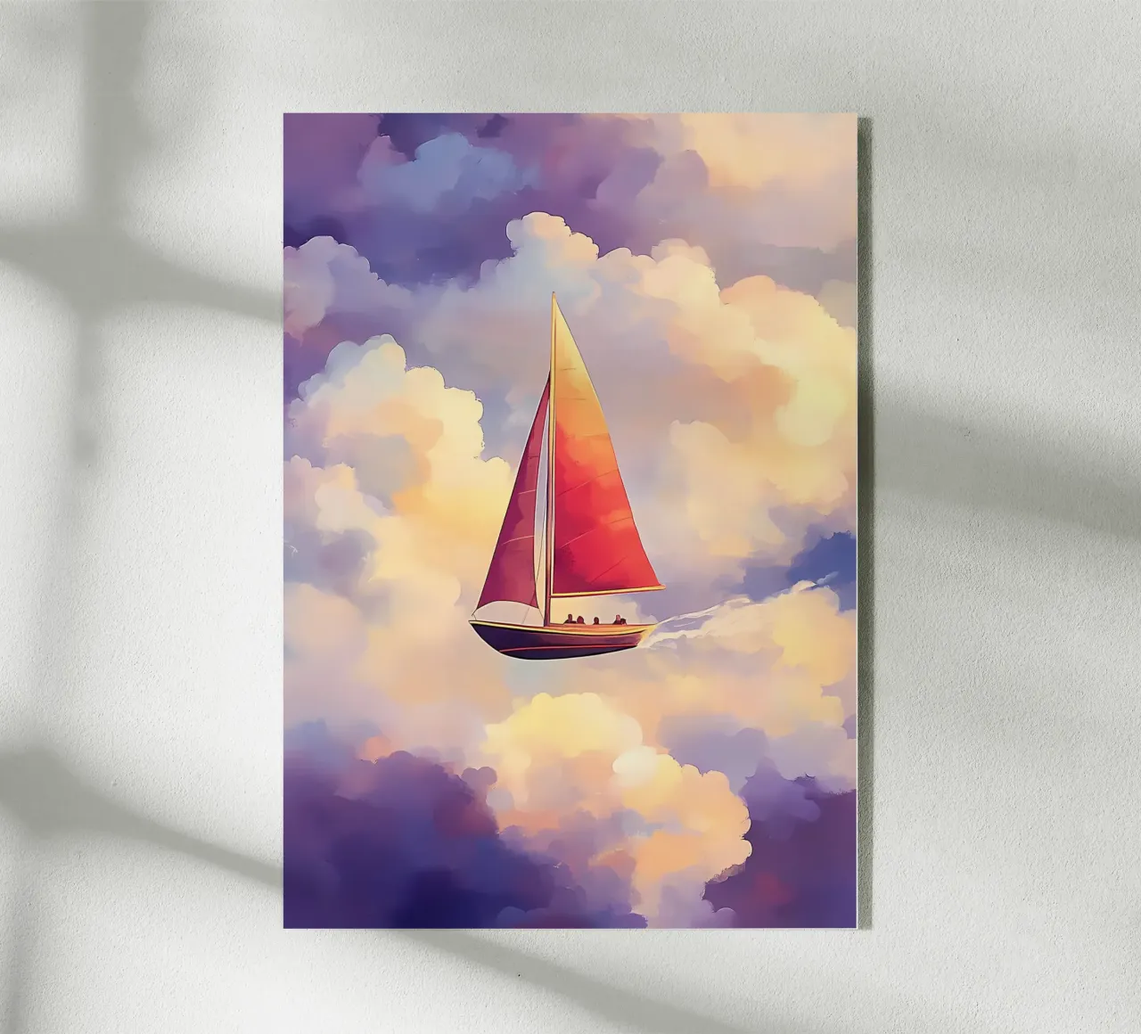 Velero en las nubes metacrilato de Bartosz Powalka