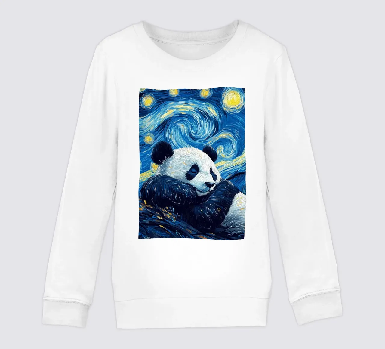 Panda Notte stellata felpa bambino da Adrian Patel