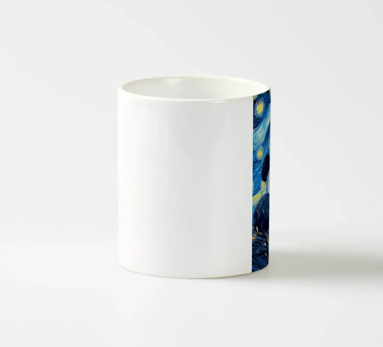 Panda Notte stellata tazza in ceramica da Adrian Patel