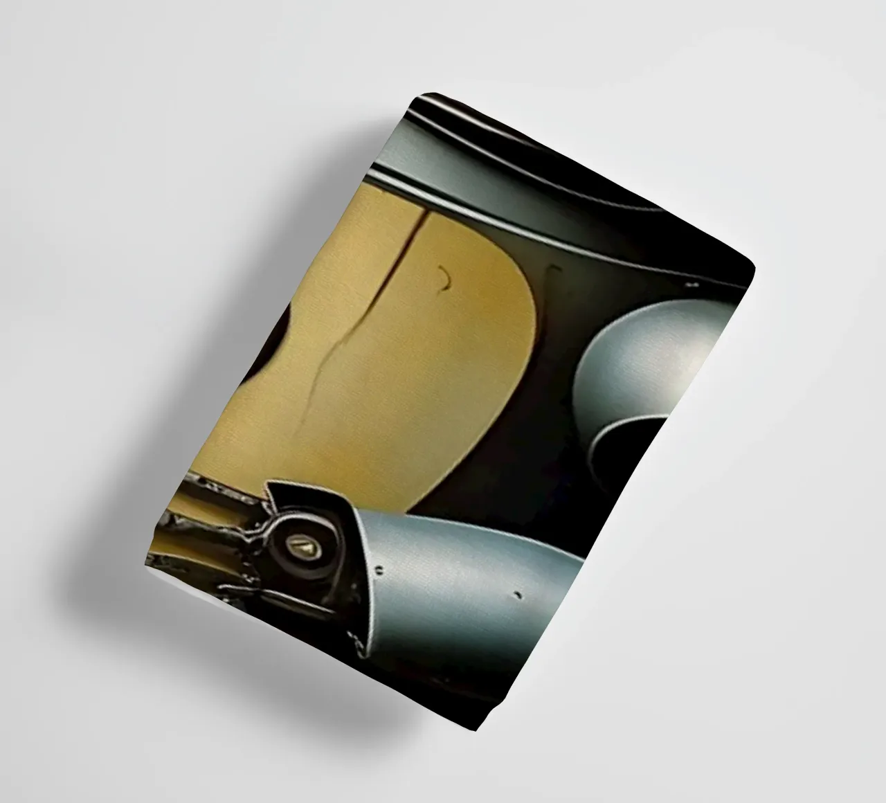 Robots with a heart_1 towel by Pink- und LoveArt by LK