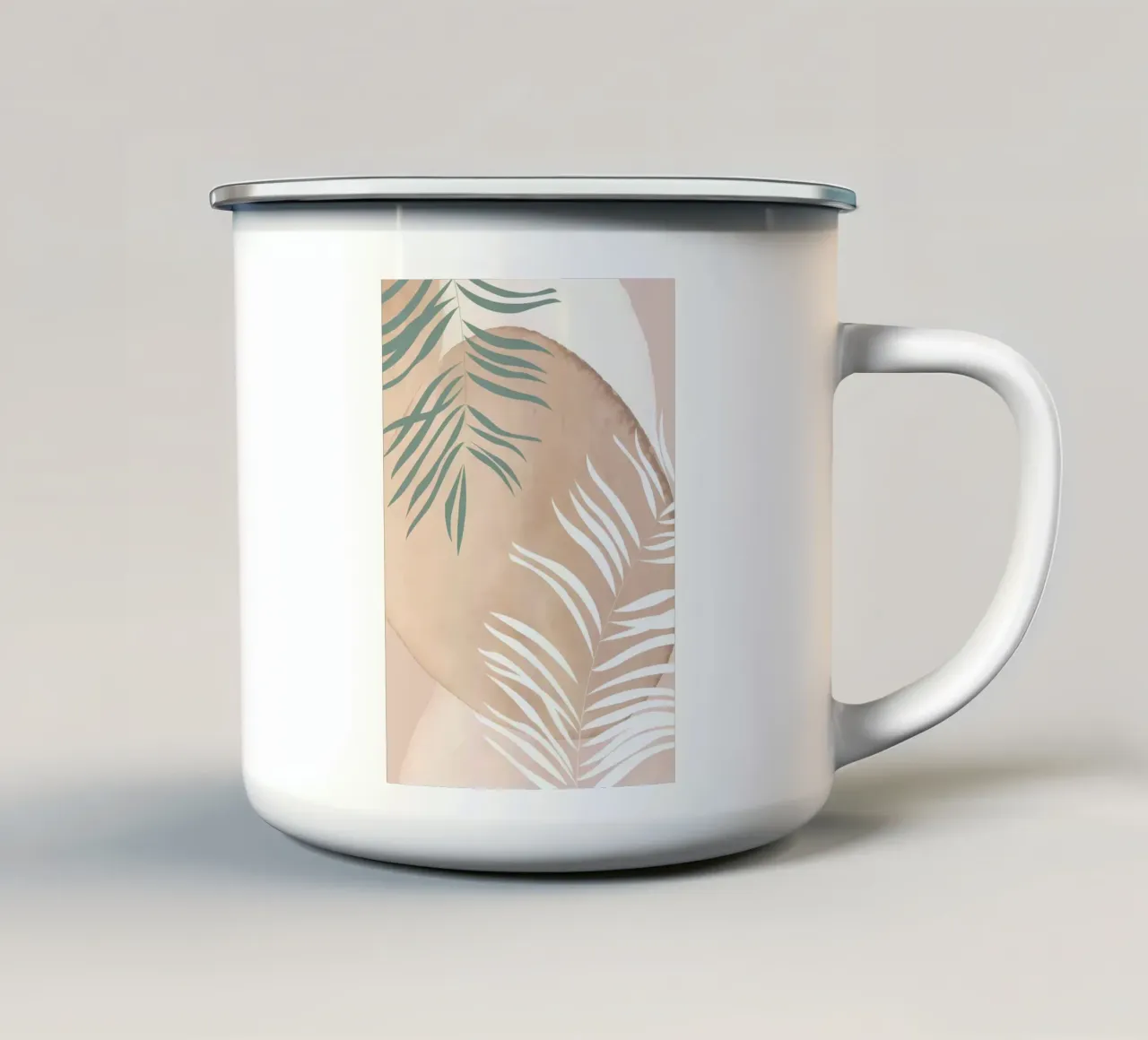 Palma tazza in smalto da Nicholas Campbell
