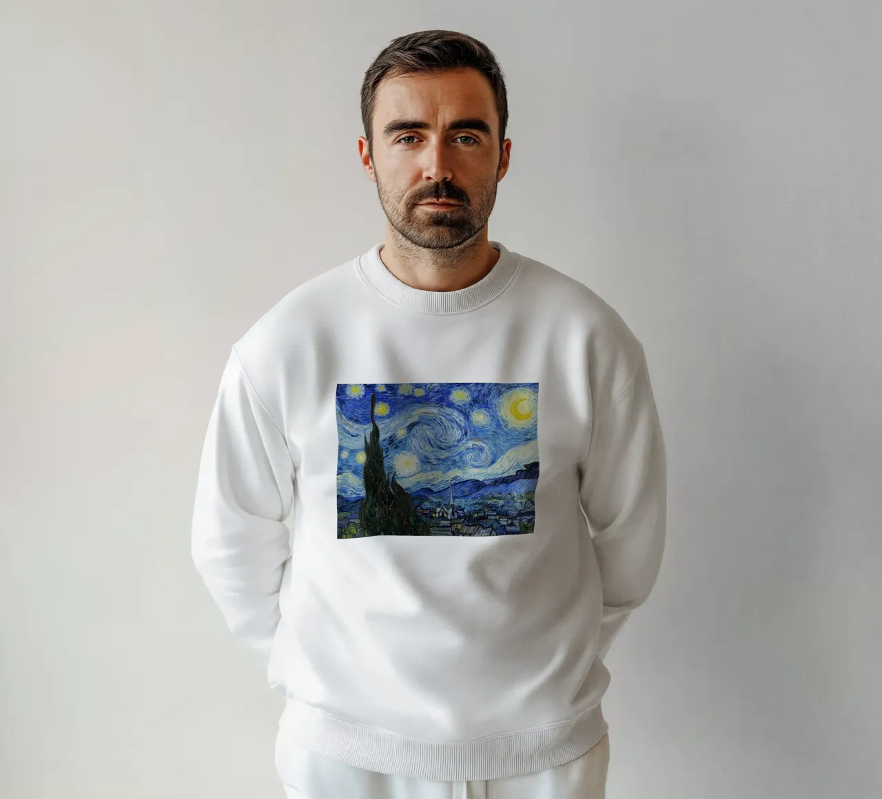 La notte stellata di Vincent van Gogh felpa da Van Gogh Prints