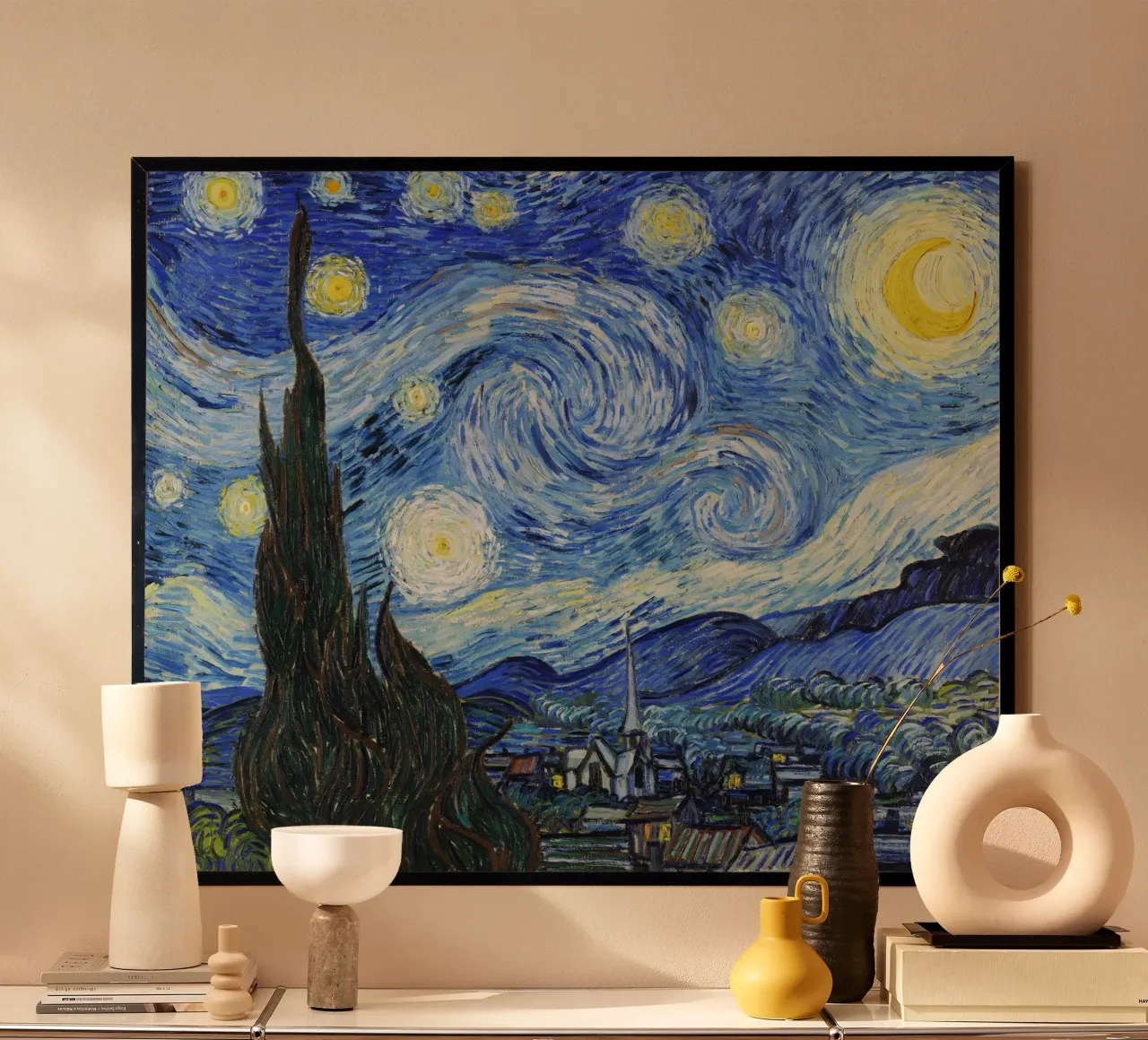 La notte stellata di Vincent van Gogh poster da Van Gogh Prints