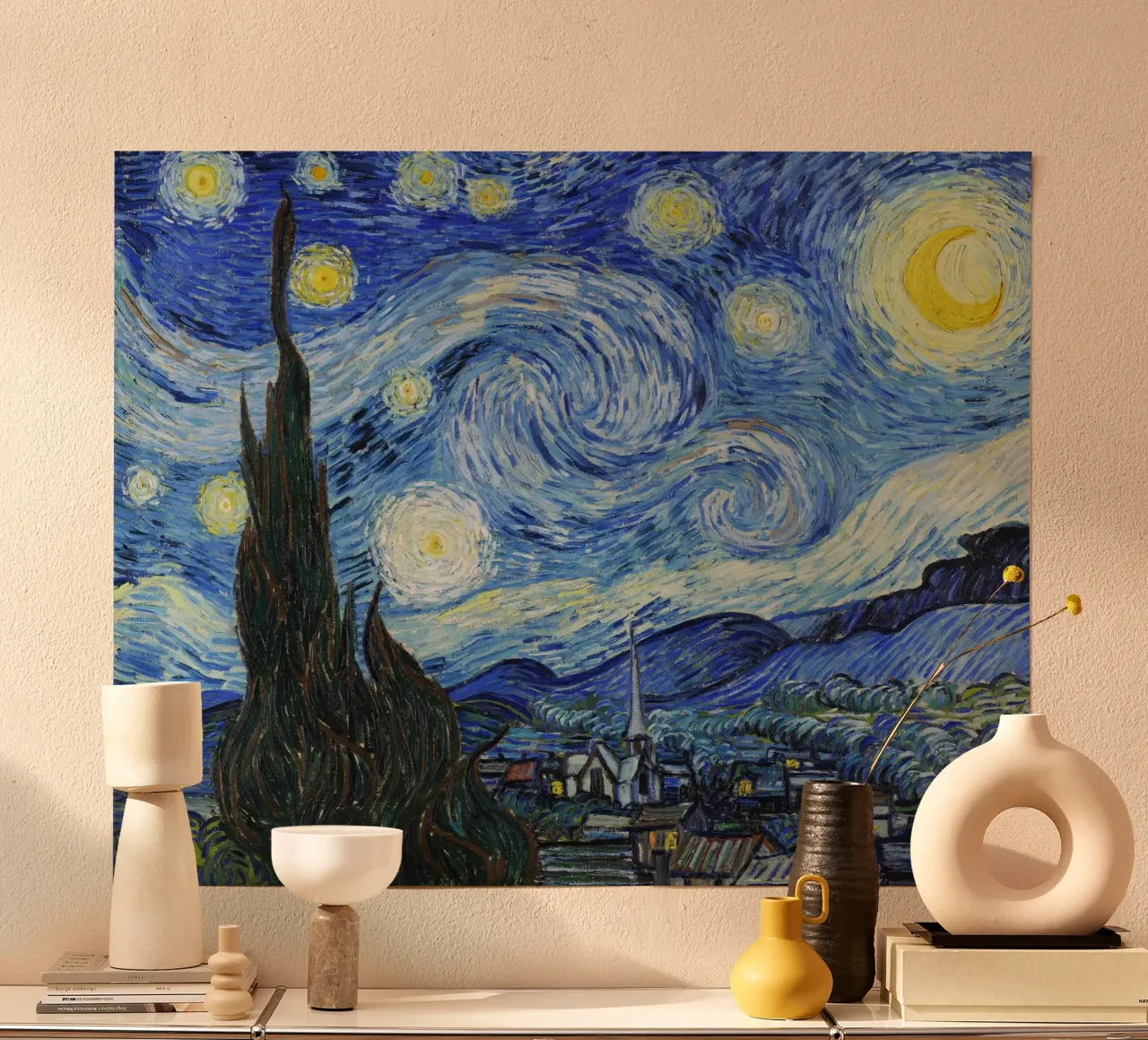 La notte stellata di Vincent van Gogh poster da Van Gogh Prints