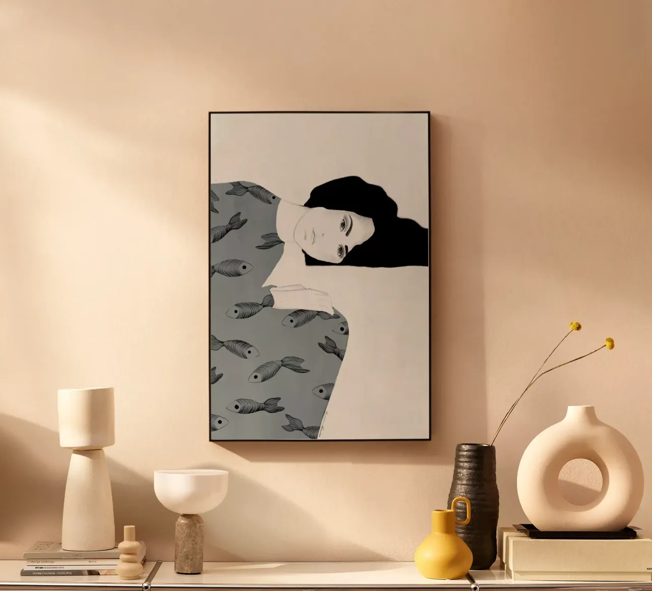 Fishy Mood II Forex-Platte von Ramona Russu