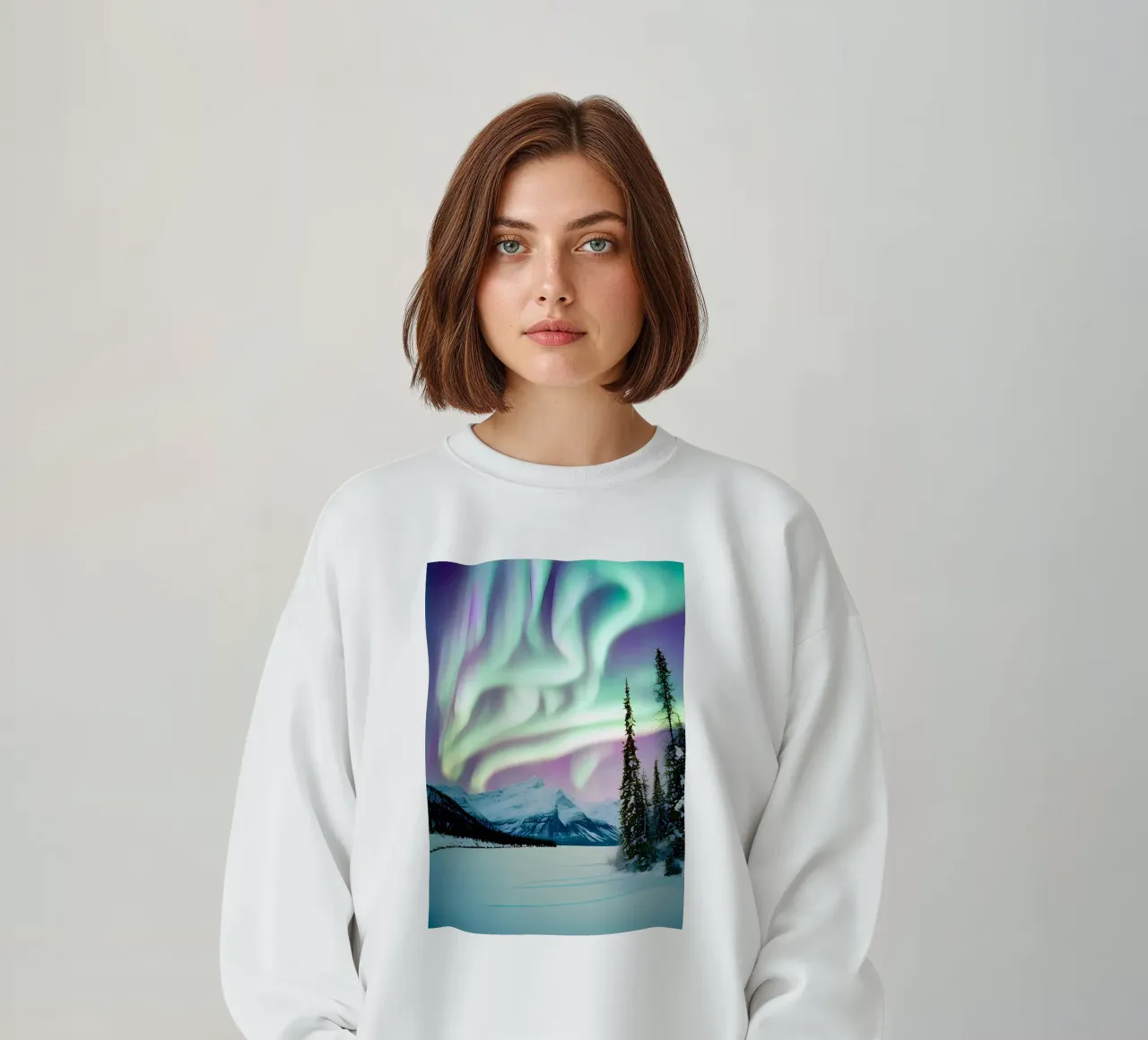L'aurora boreale invernale felpa da Matthew Katz