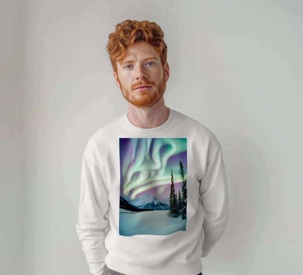 L'aurora boreale invernale felpa da Matthew Katz