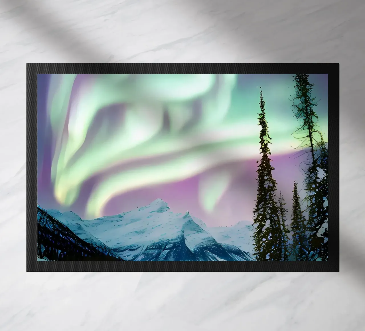 L'aurora boreale invernale zerbino da Matthew Katz
