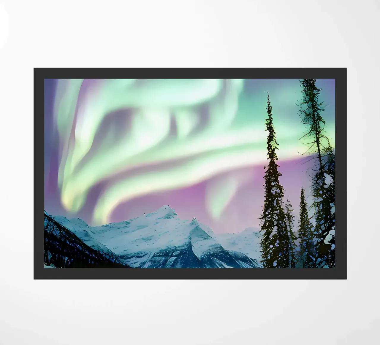 L'aurora boreale invernale zerbino da Matthew Katz