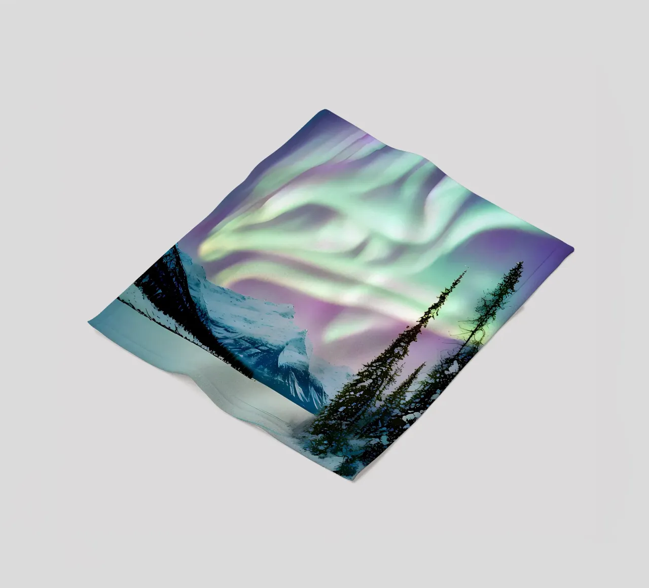 L'aurora boreale invernale coperta in pile da Matthew Katz