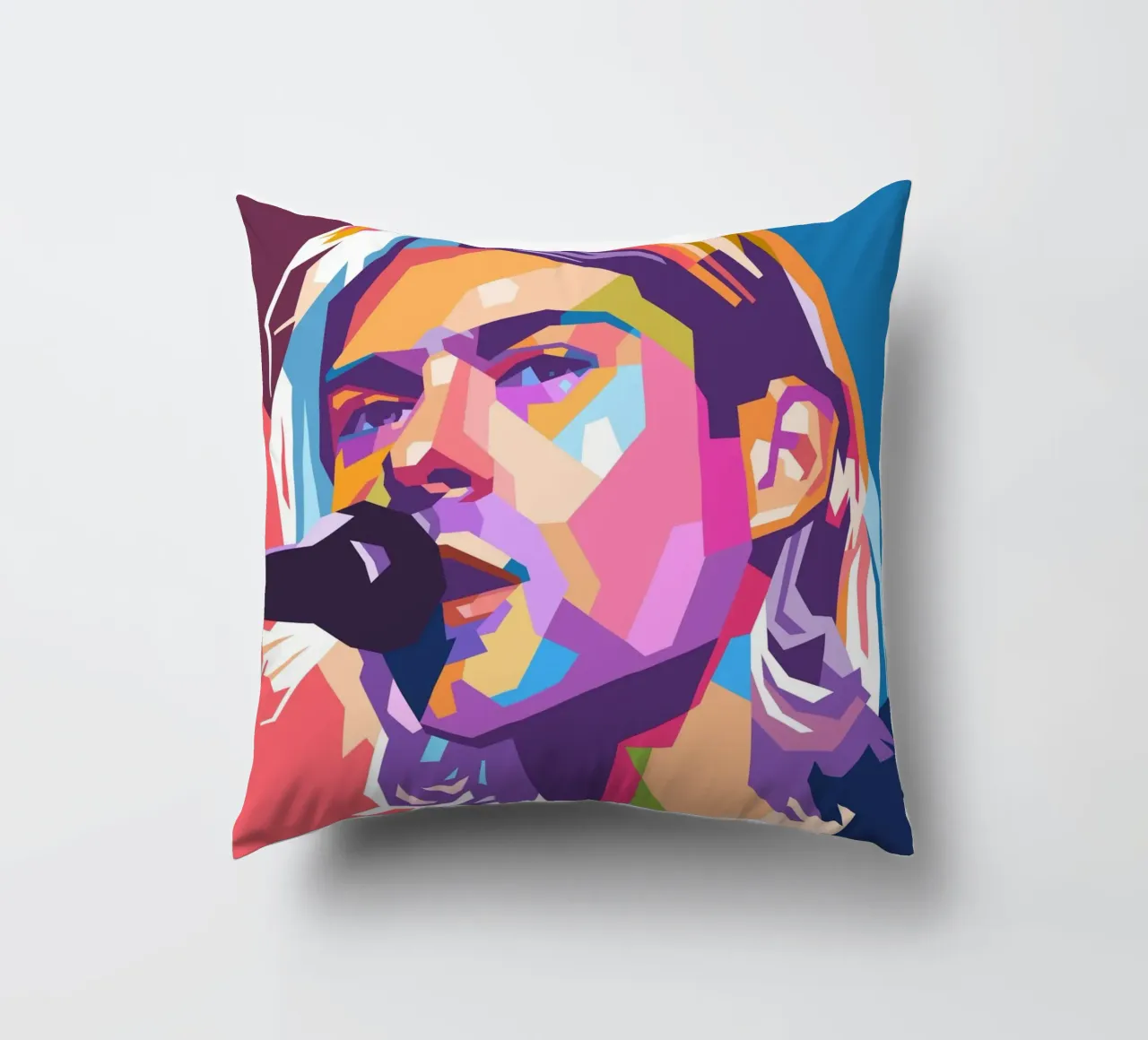 Kurt Cobain Nirvana pop art cuscino da Hantamrata