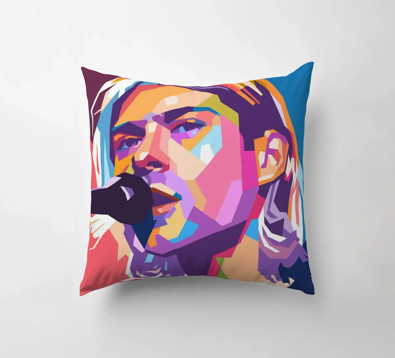 Kurt Cobain Nirvana pop art cuscino da Hantamrata