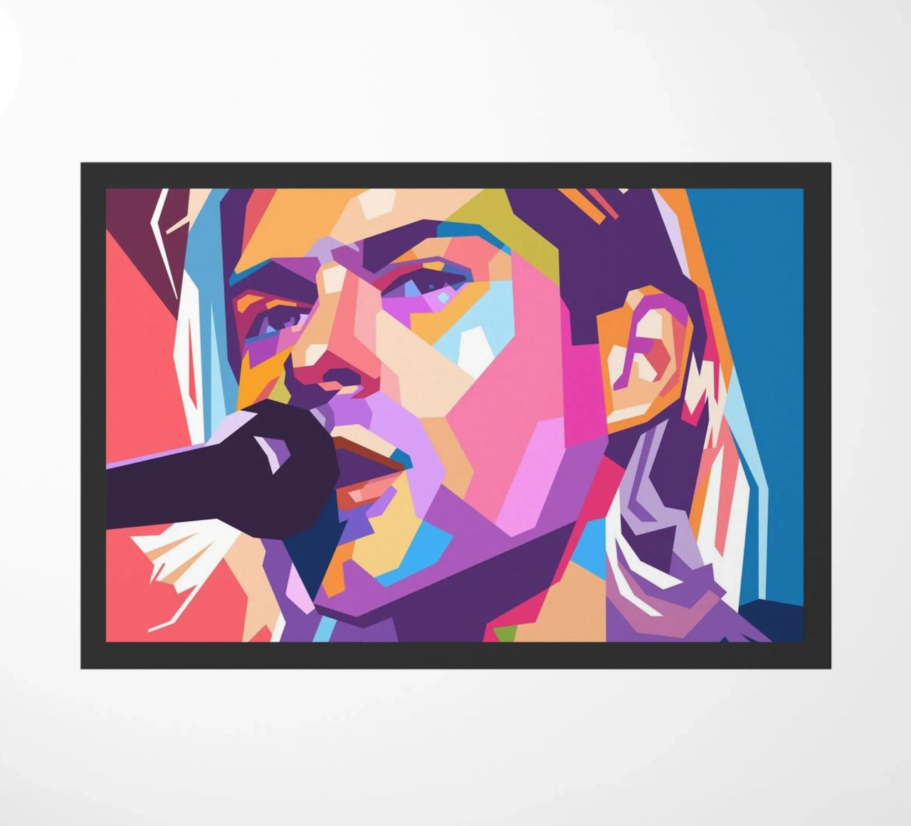 Kurt Cobain Nirvana pop art zerbino da Hantamrata