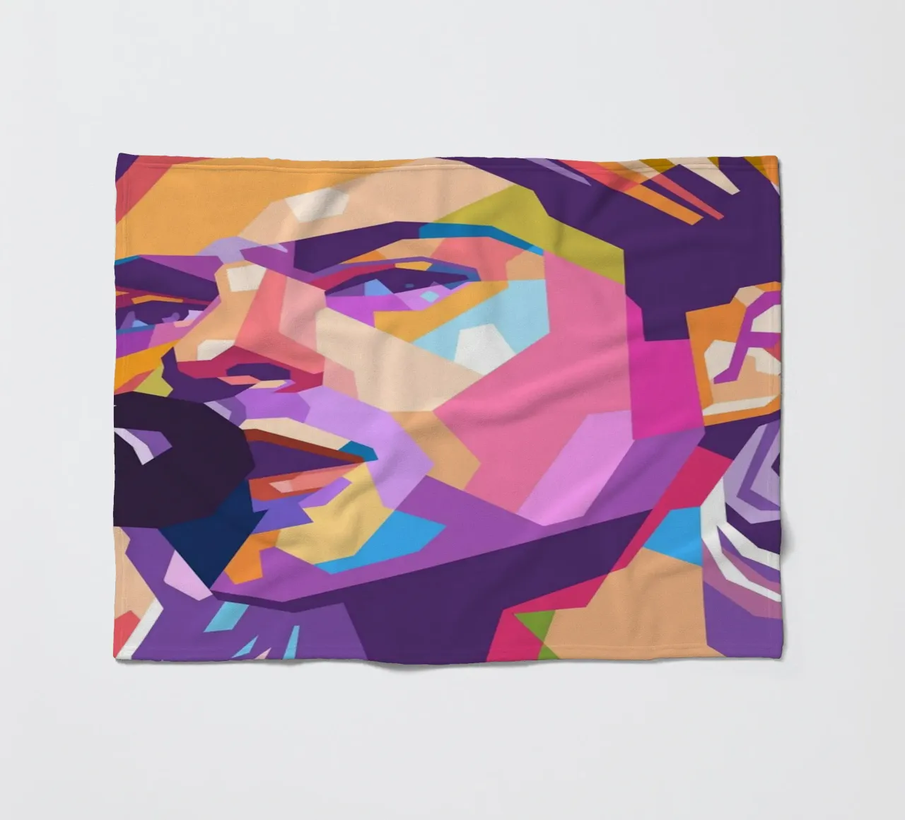 Kurt Cobain Nirvana pop art coperta in pile da Hantamrata