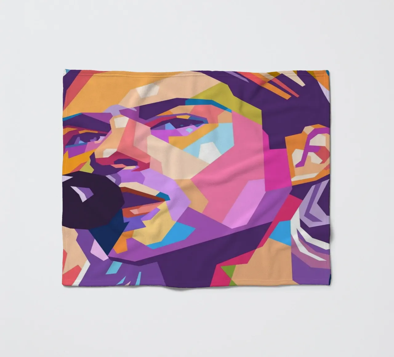 Kurt Cobain Nirvana pop art coperta in pile da Hantamrata