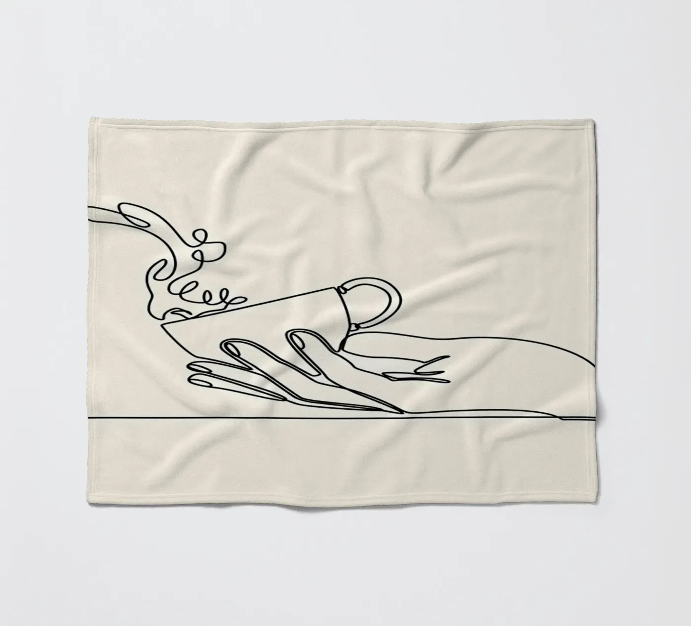 Kaffee Fleecedecke von Aiden Garcia