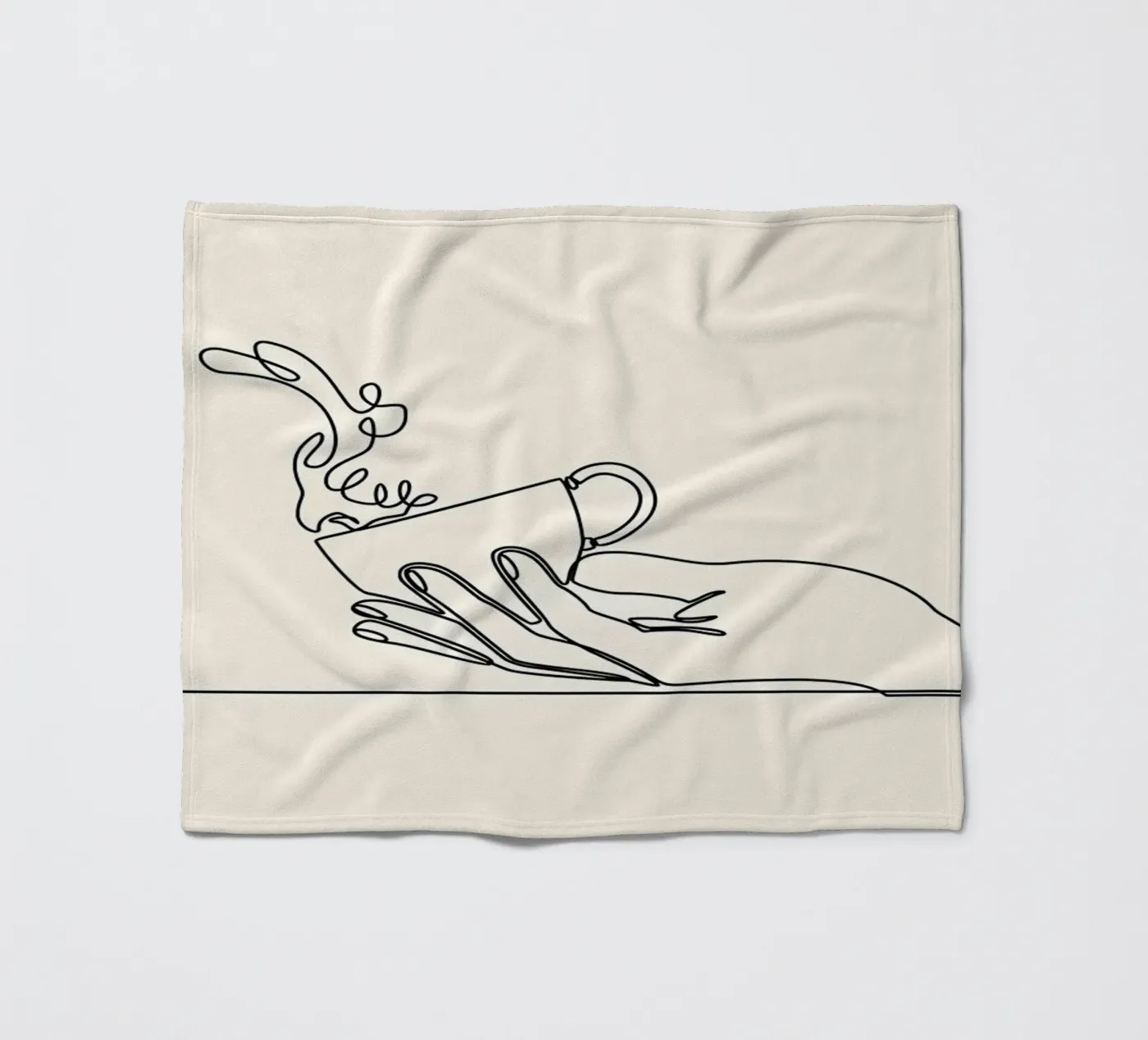 Kaffee Fleecedecke von Aiden Garcia