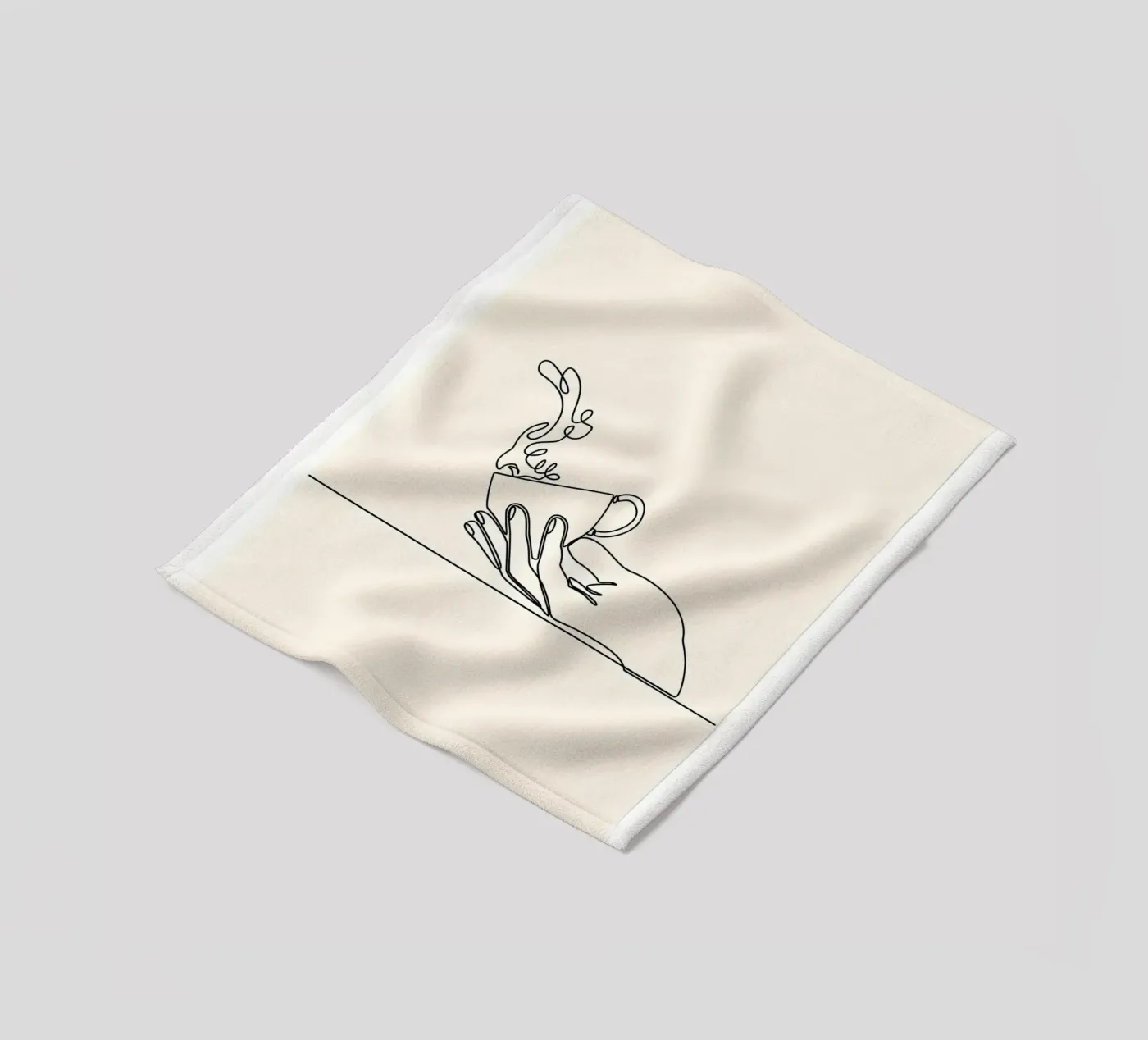 Kaffee Fleecedecke von Aiden Garcia