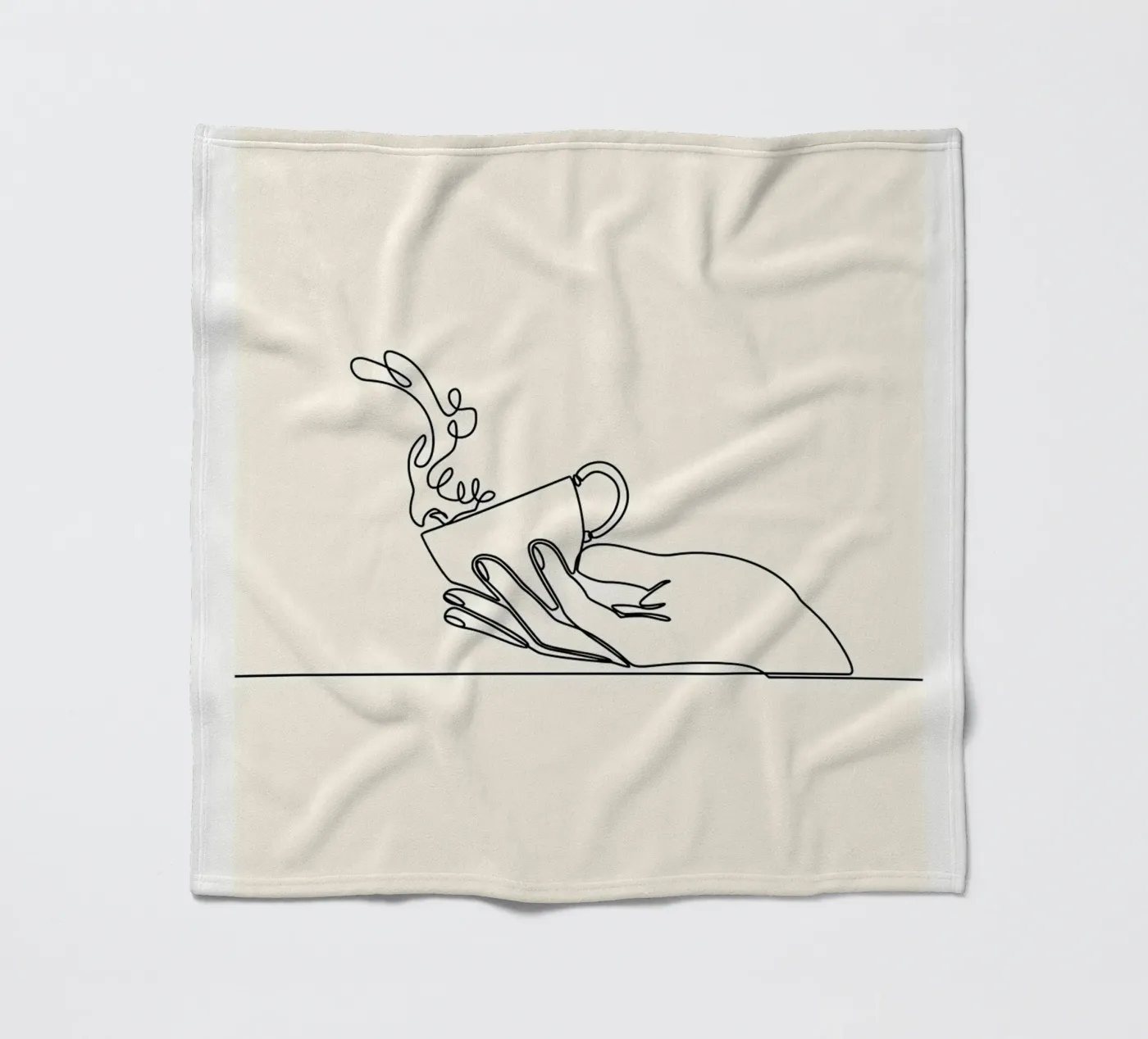 Kaffee Fleecedecke von Aiden Garcia