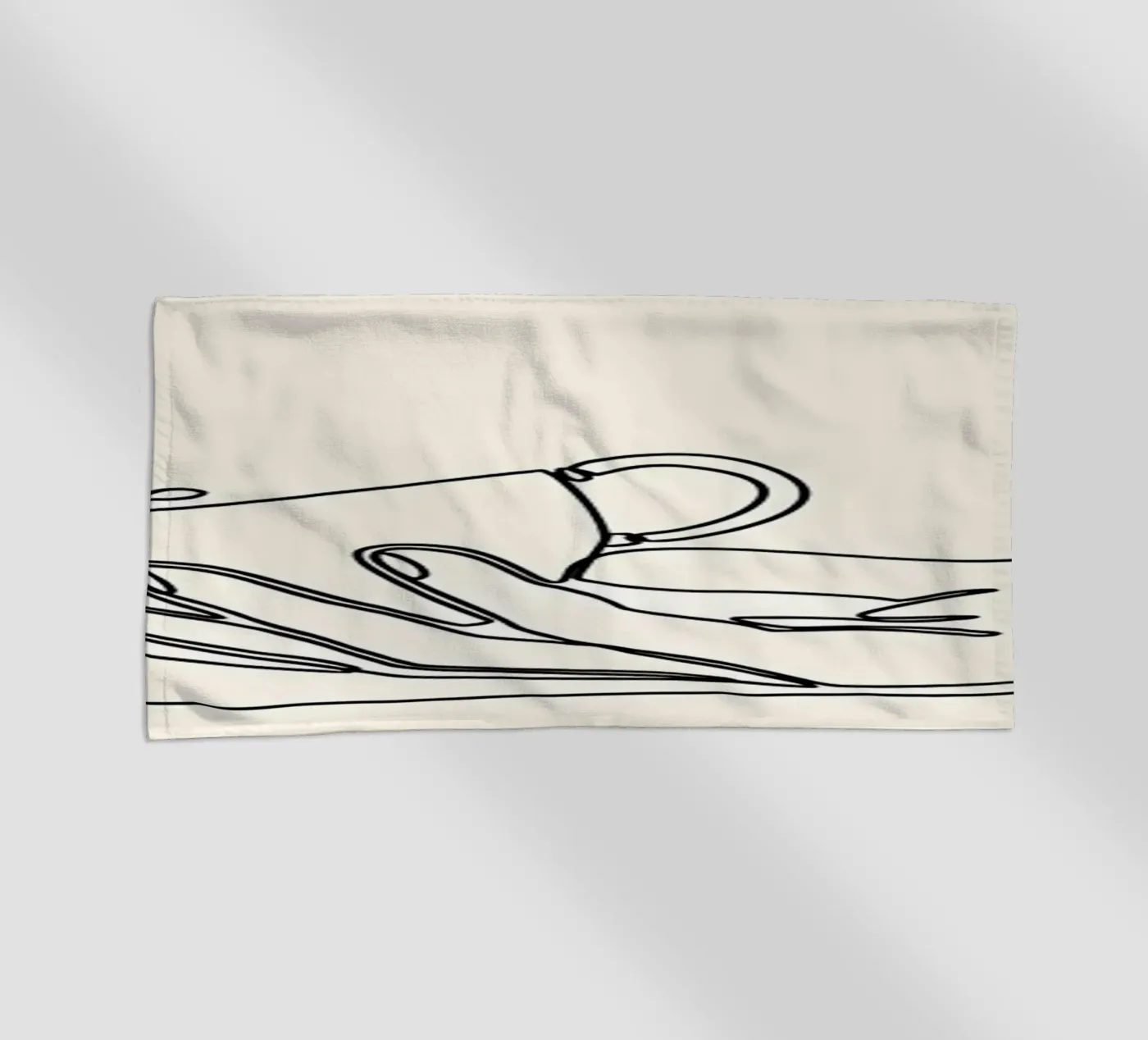 coffee beach towel by Aiden Garcia