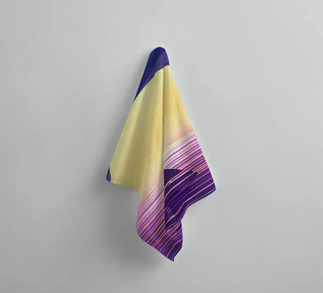 Sail Boat Ocean View towel by Bartosz Powalka