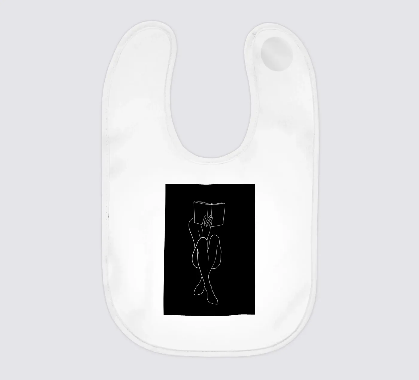 Lezen baby slabbetje van Aiden Garcia