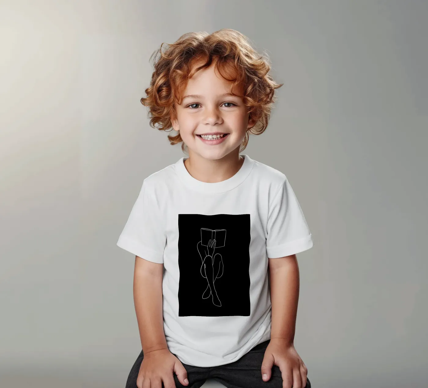Lettura t-shirt bambini da Aiden Garcia