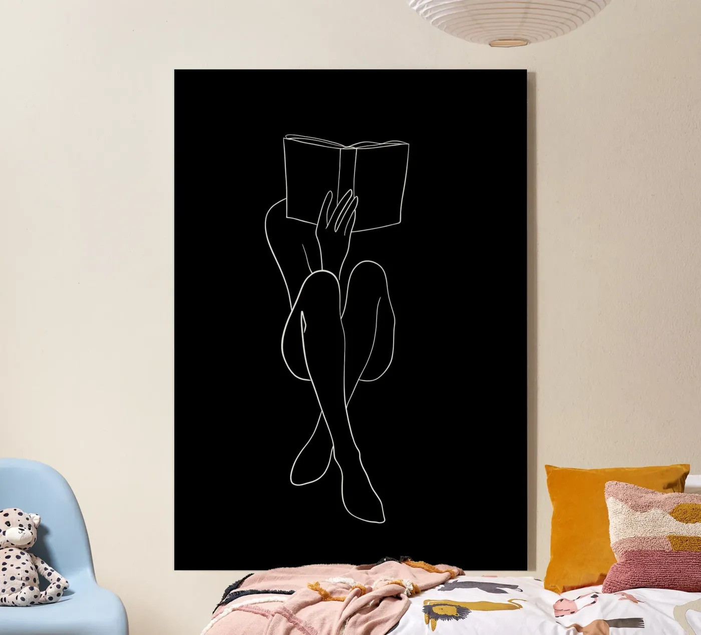 Lezen acryl van Aiden Garcia