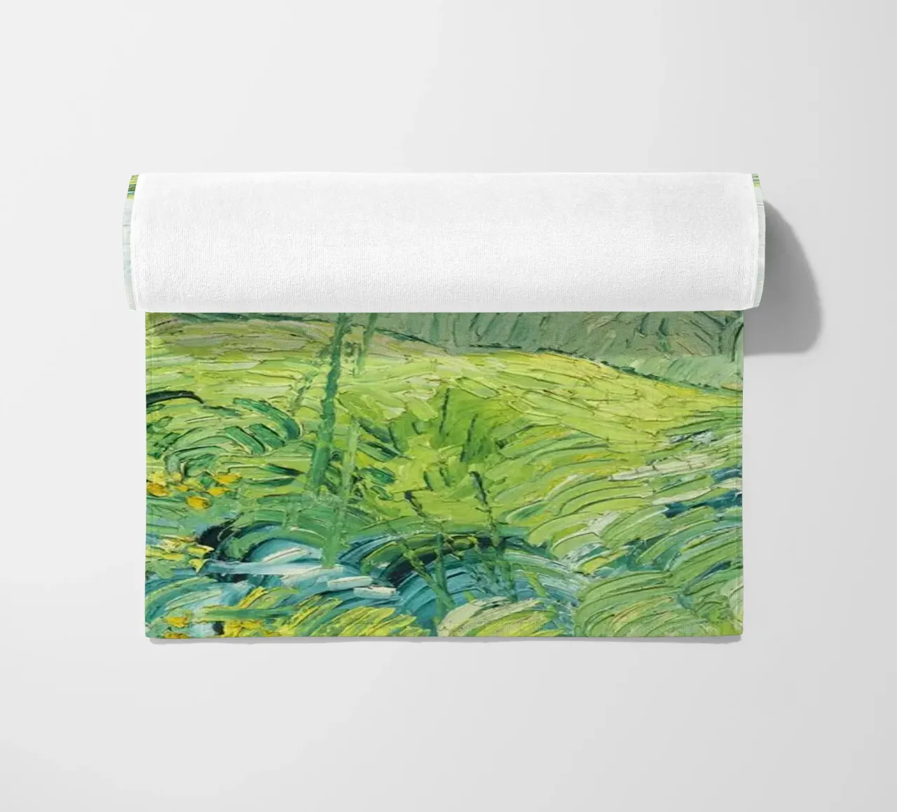 Green Wheat Fields, Auvers by Vincent van Gogh telo mare da Van Gogh Prints